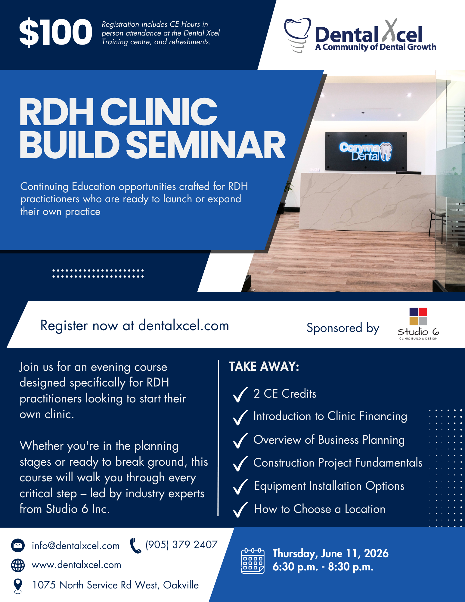 RDH Clinic Build Seminar